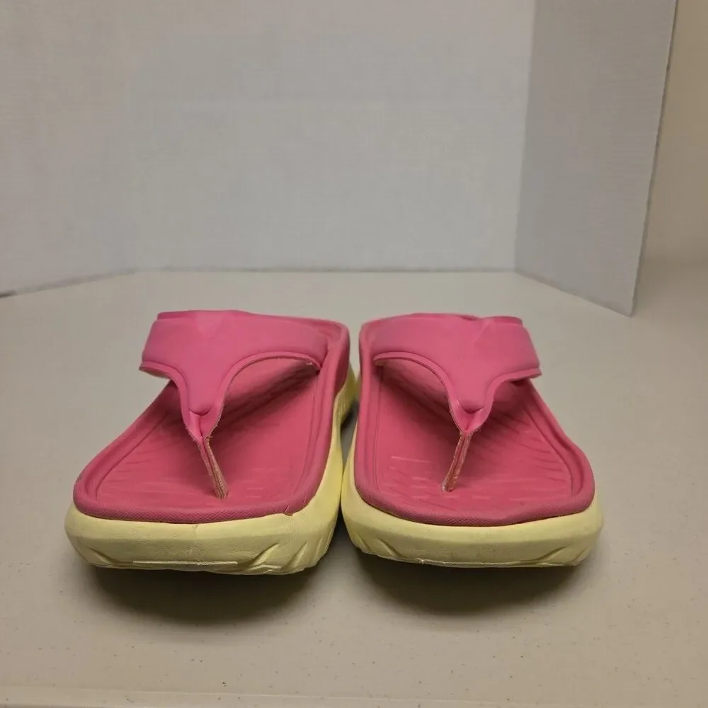Vionic Sandals Womens Size 8 Pink Open Toe Thong Flip Flop Restore Summer